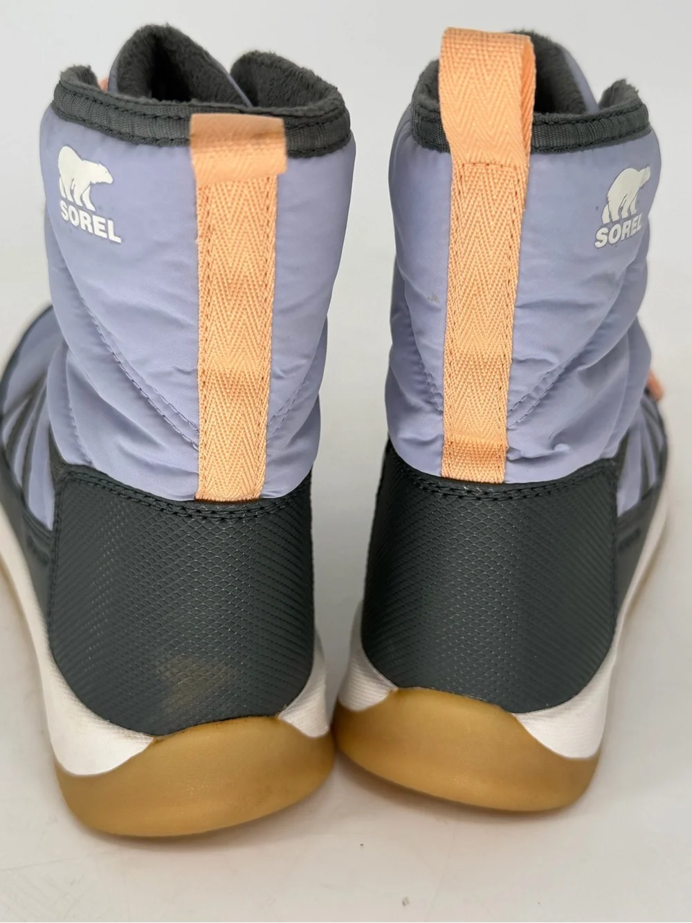 Sorel Women's Lavender Winter Boot with Peach Laces